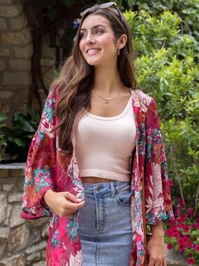 Grace & Lace Floral Kimono